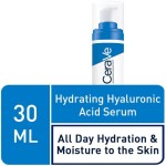 CeraVe Hyaluronic Acid Hydrating Serum | 30ml/1oz | Day & Night Face Serum, Contains Hyaluronic Acid | Suitable for All Skin Types